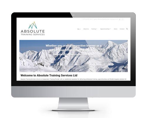 Absolute Training Website - powered by Hummingbird CMS